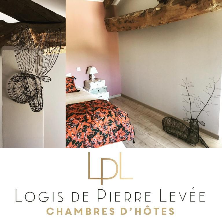 Logis De Pierre Levee Bed and Breakfast Bessines Exteriör bild