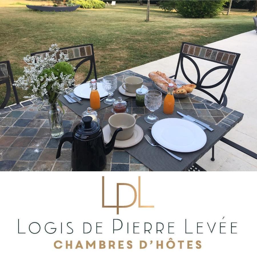 Logis De Pierre Levee Bed and Breakfast Bessines Exteriör bild