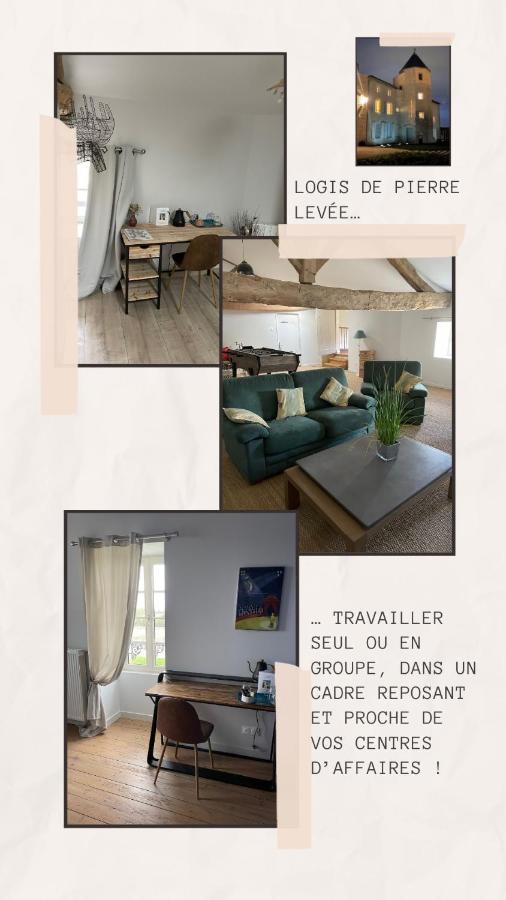Logis De Pierre Levee Bed and Breakfast Bessines Exteriör bild